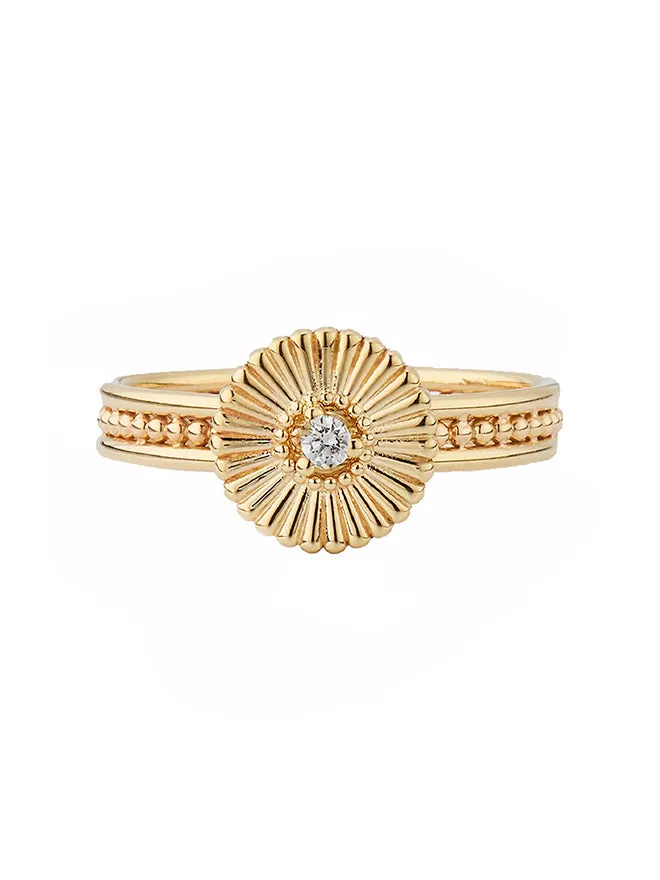 Bloom Diamond Spin Ring sold by POPPY FINCH
