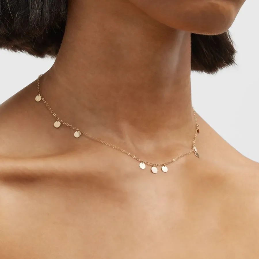 Spaced Confetti Necklace sold by POPPY FINCH product image thumbnail 2