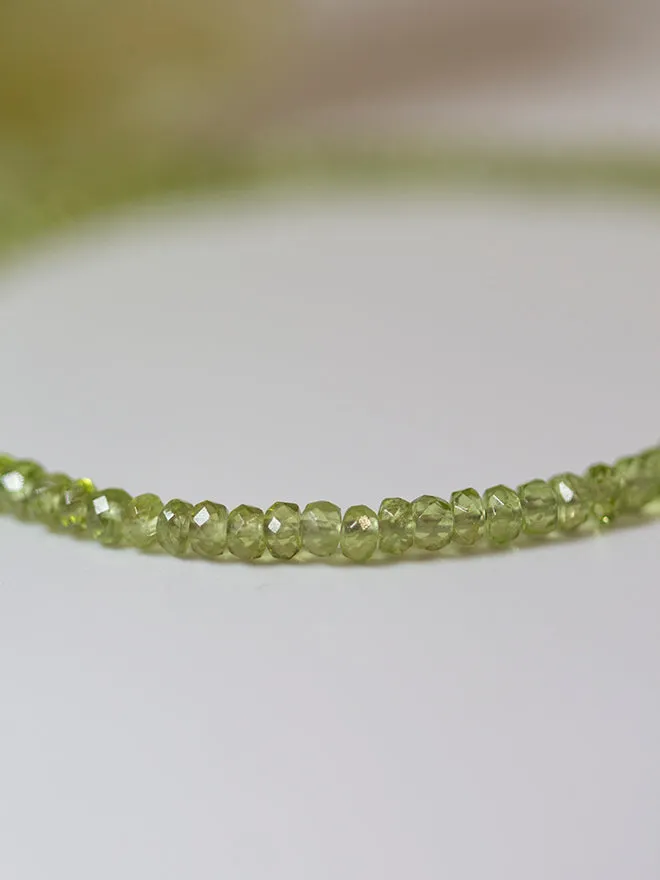 Peridot Diamond Bracelet sold by POPPY FINCH product image thumbnail 2