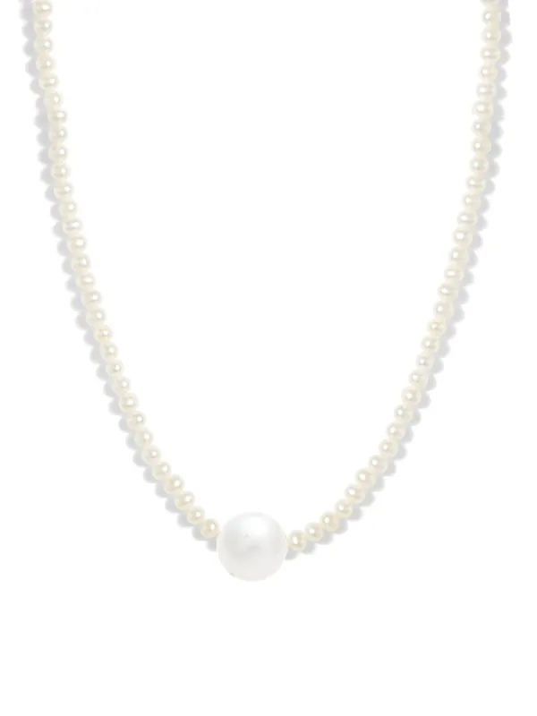 Large Round Pearl Strand Necklace sold by POPPY FINCH