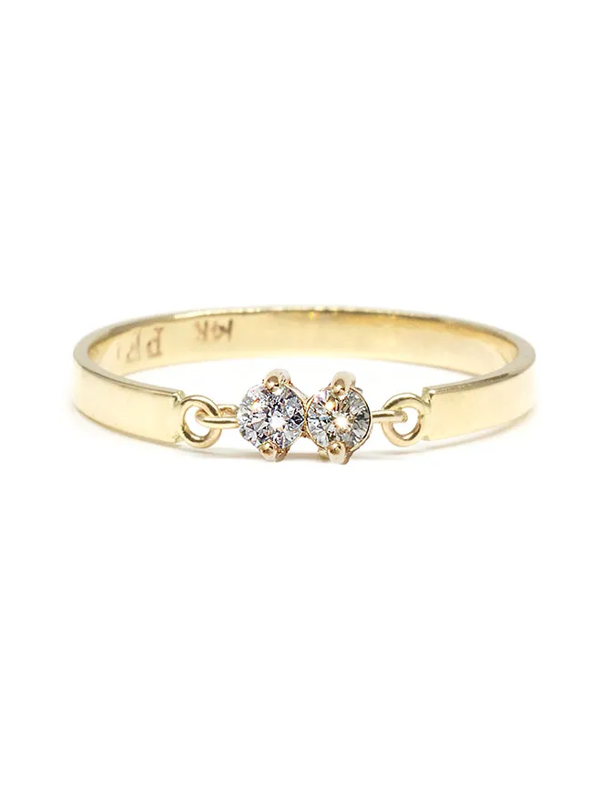 Duo Gem Ring sold by POPPY FINCH product image thumbnail 2