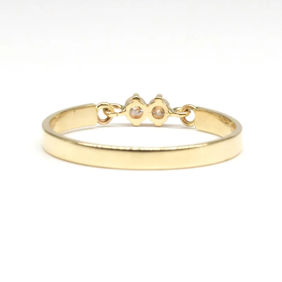 Duo Gem Ring sold by POPPY FINCH product image thumbnail 5