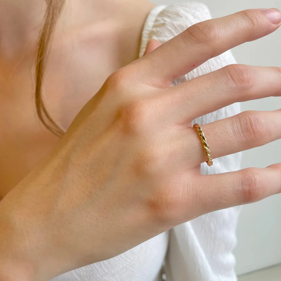 Flat Twist Band sold by POPPY FINCH product image thumbnail 2