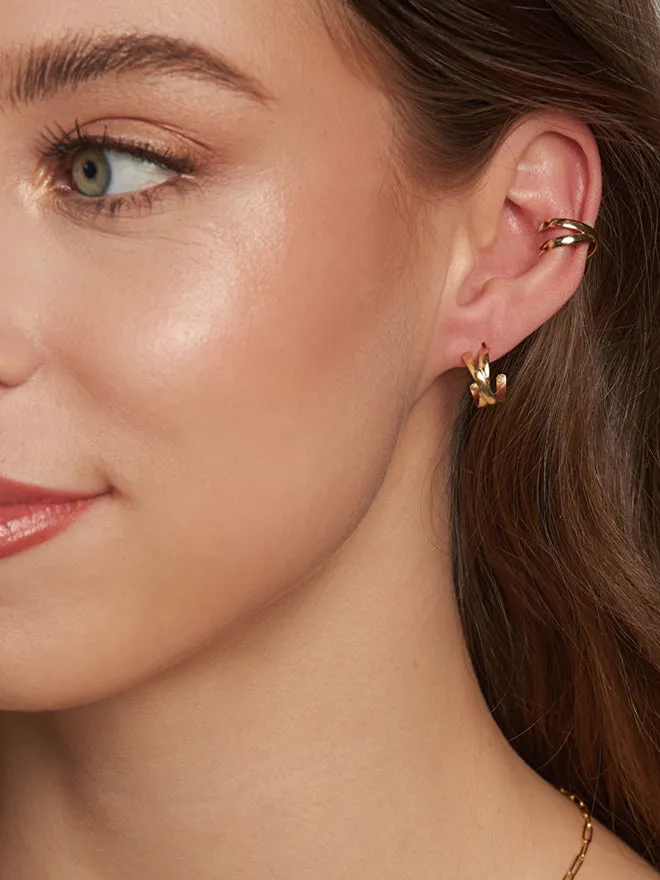 Gold X Huggies sold by POPPY FINCH product image thumbnail 2