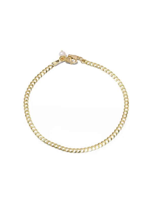 Curb Chain Bracelet sold by POPPY FINCH