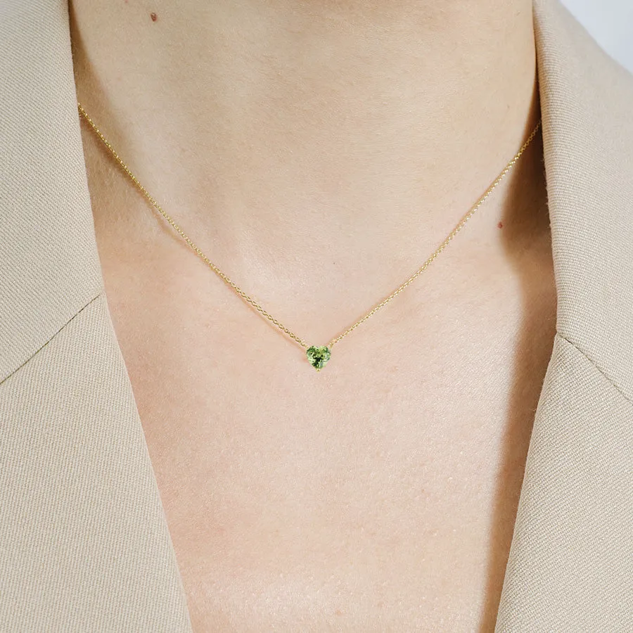 Sweetheart Gem Pendant Necklace sold by POPPY FINCH product image thumbnail 2