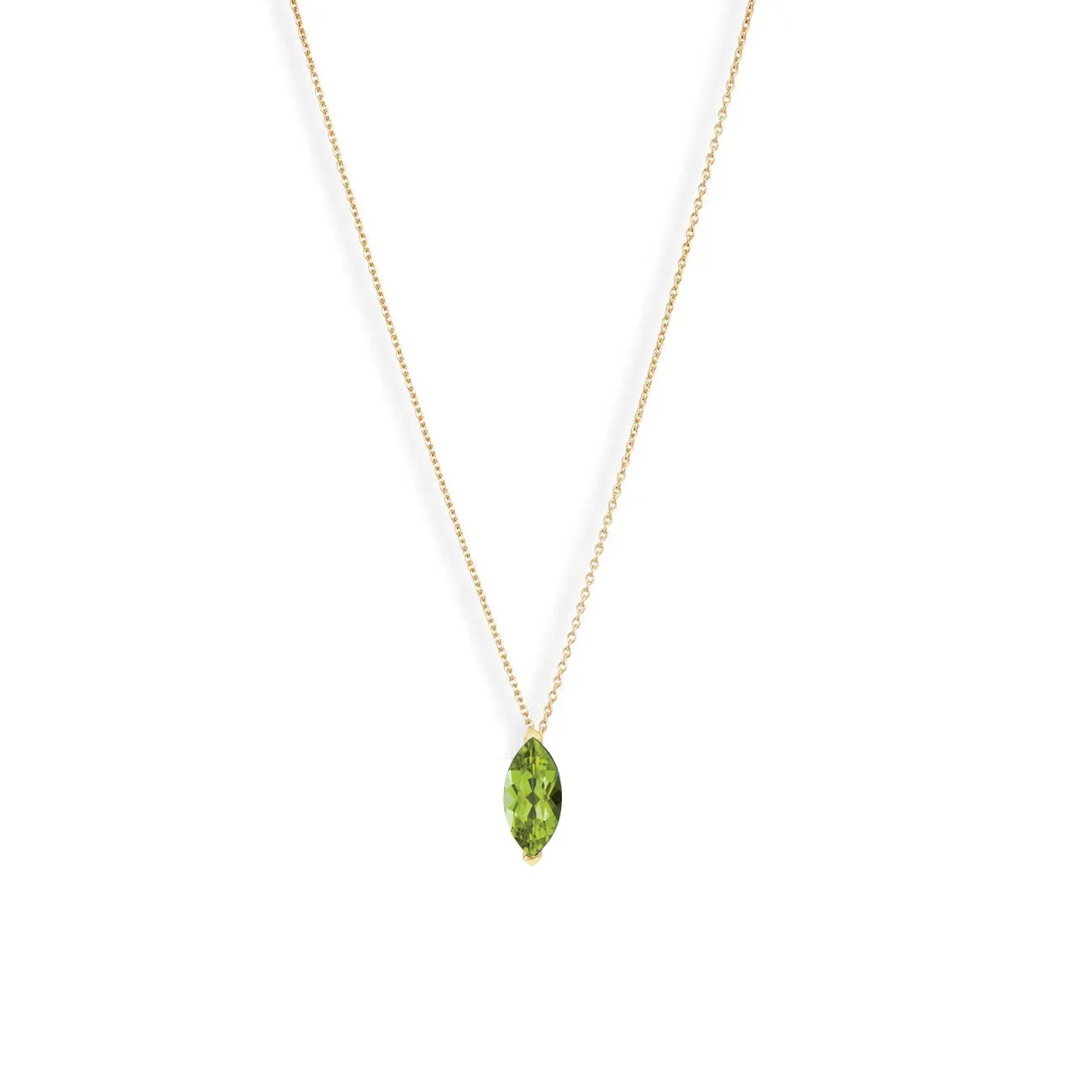 Marquise Gem Pendant Necklace sold by POPPY FINCH product image thumbnail 5