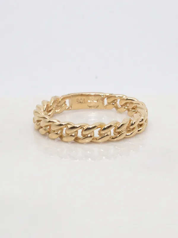 Interlocking Link Ring sold by POPPY FINCH