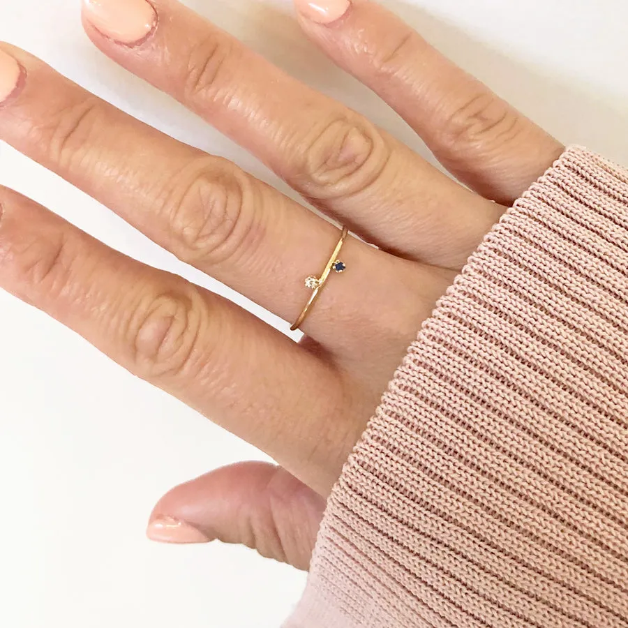 Double Gem Ring sold by POPPY FINCH product image thumbnail 2