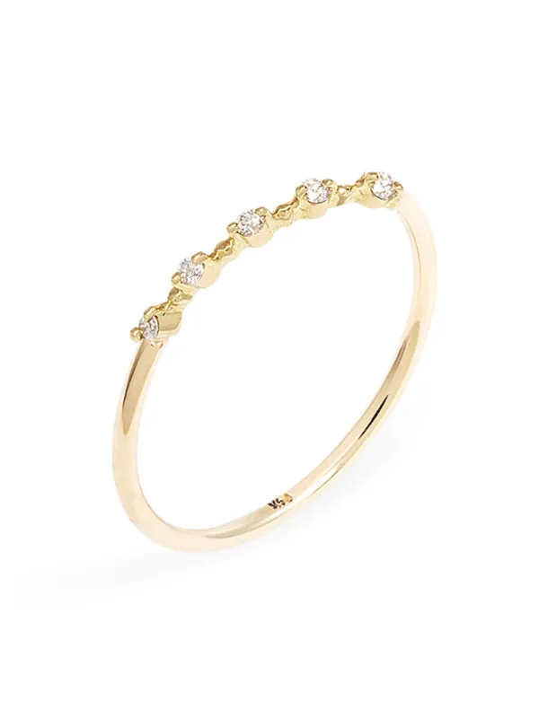 Spaced Diamond Ring sold by POPPY FINCH