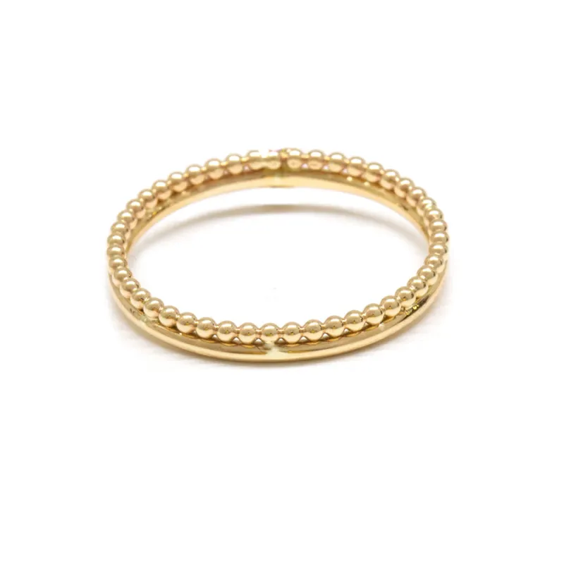 Contrast Bead Duo Ring sold by POPPY FINCH