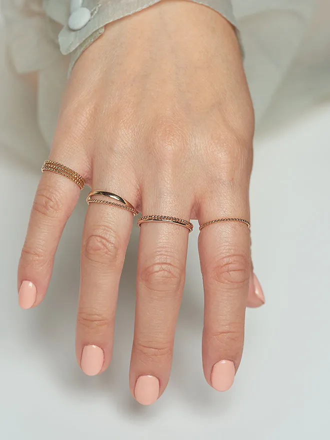 Skinny Bead Ring sold by POPPY FINCH product image thumbnail 2