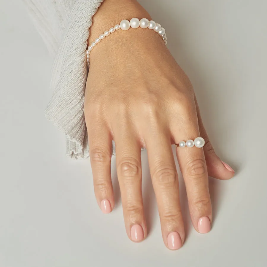 Gradual Pearl Ring sold by POPPY FINCH product image thumbnail 2