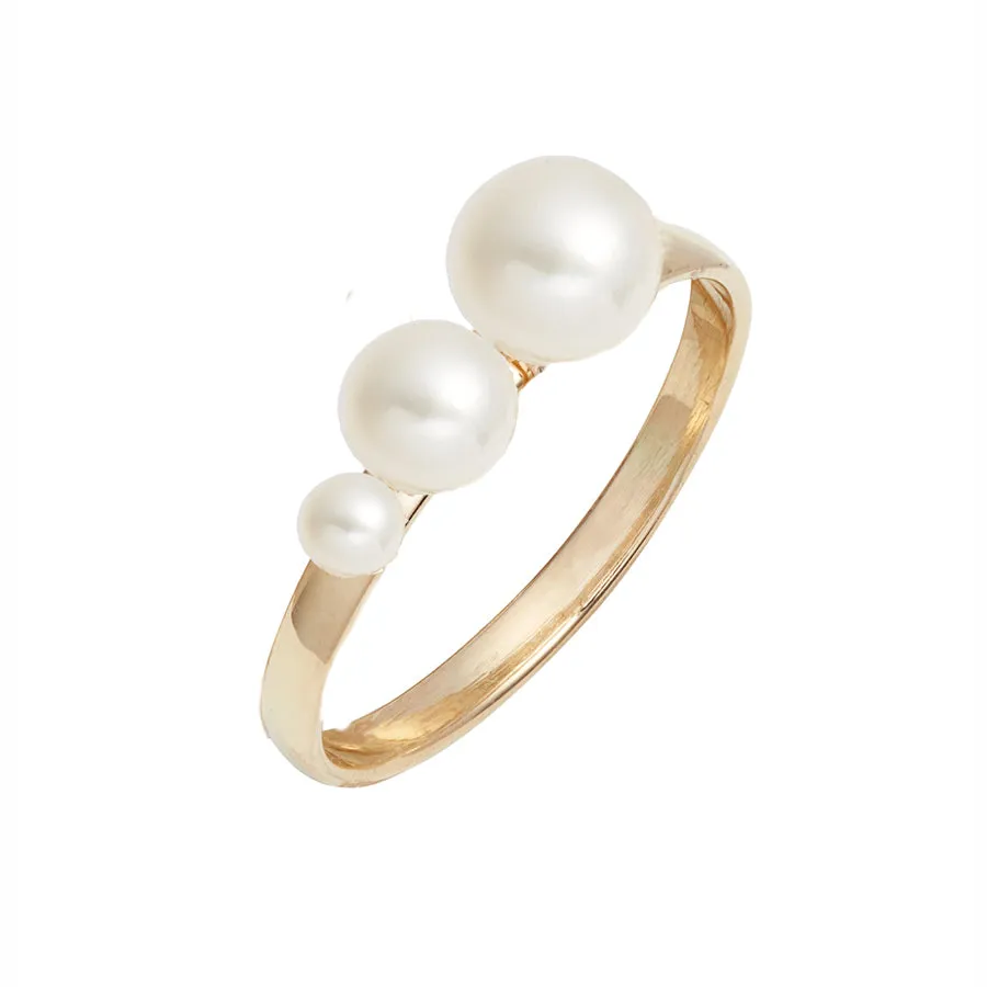 Gradual Pearl Ring sold by POPPY FINCH