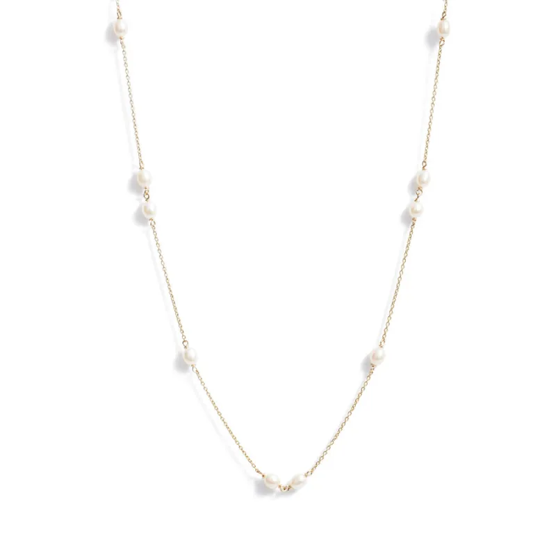 Spaced Keshi Pearl Necklace sold by POPPY FINCH