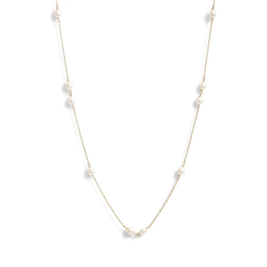 Spaced Keshi Pearl Necklace sold by POPPY FINCH