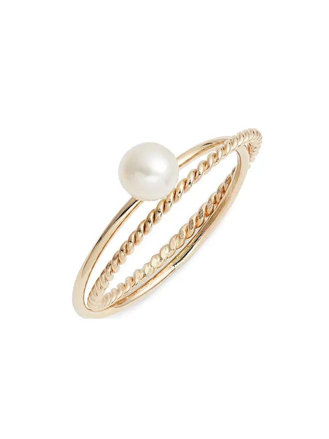Intertwine Gold Ring sold by POPPY FINCH product image thumbnail 2