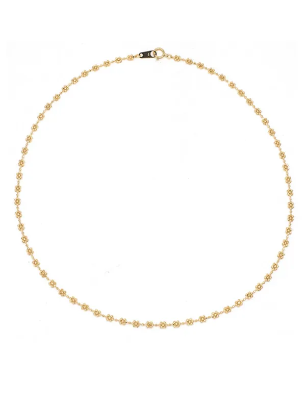 18K Flower Necklace sold by POPPY FINCH