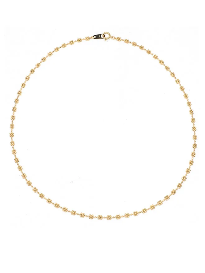 18K Flower Necklace sold by POPPY FINCH