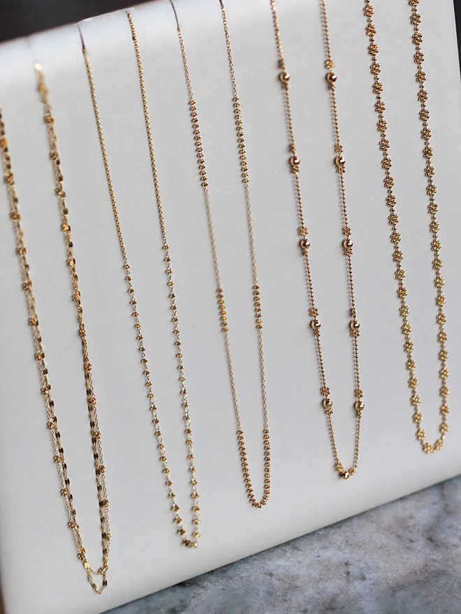 18K Flower Necklace sold by POPPY FINCH product image thumbnail 3