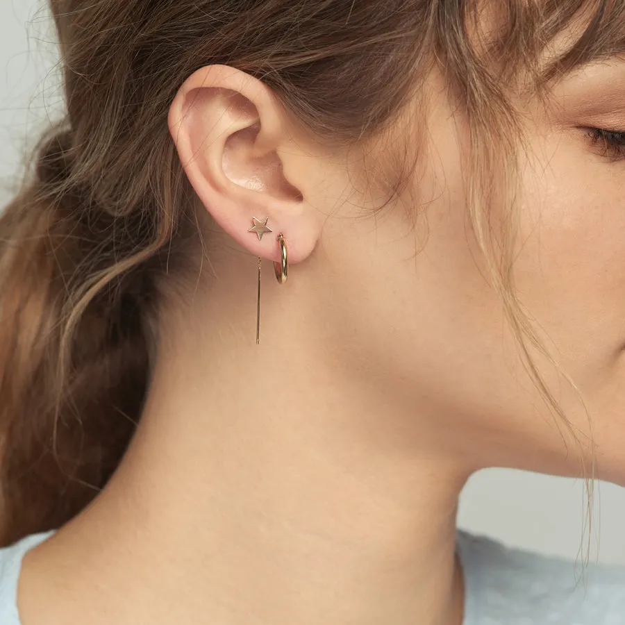 Star Threader Earrings sold by POPPY FINCH product image thumbnail 2