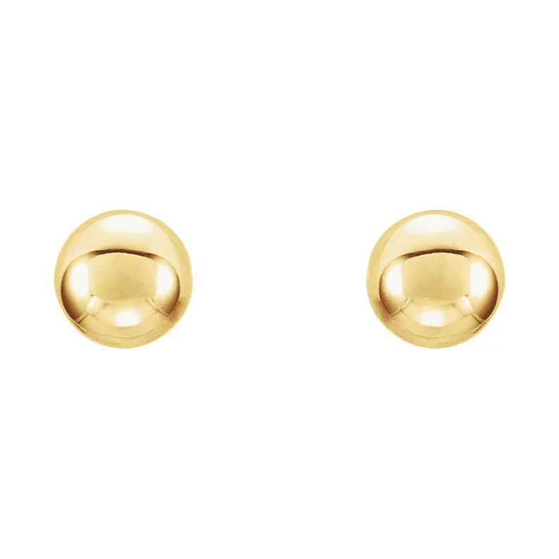 Classic Ball Studs sold by POPPY FINCH product image thumbnail 3