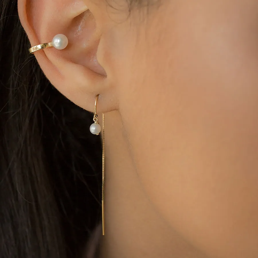 Pearl Ear Cuff sold by POPPY FINCH product image thumbnail 3