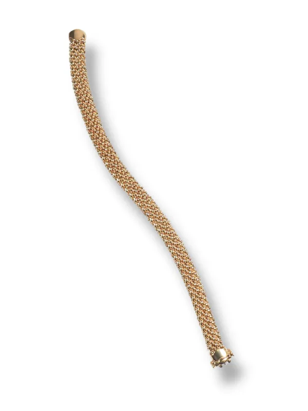 Aurea Woven Bracelet 7mm made by POPPY FINCH