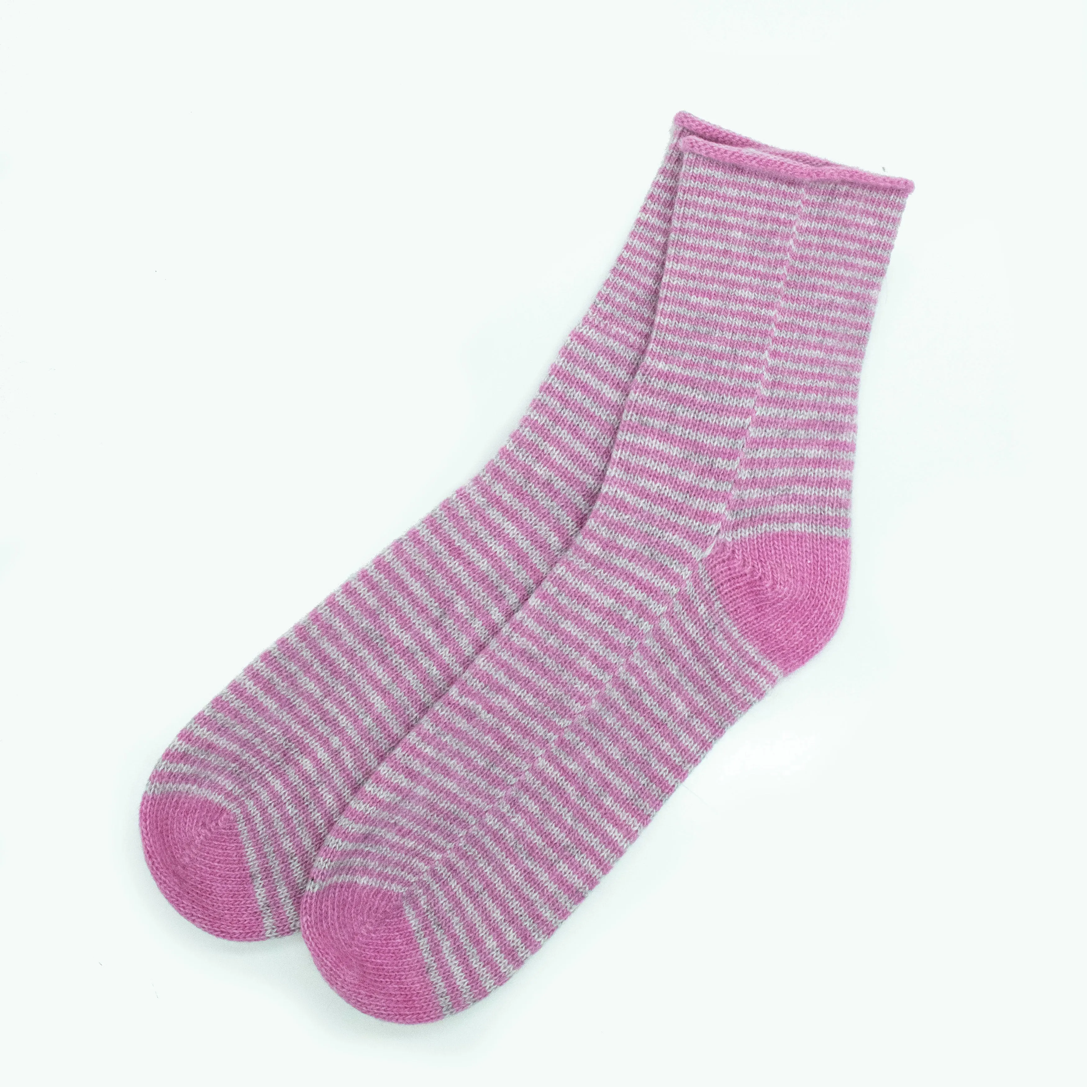 Cashmere striped socks sold by Portolano product image thumbnail 3