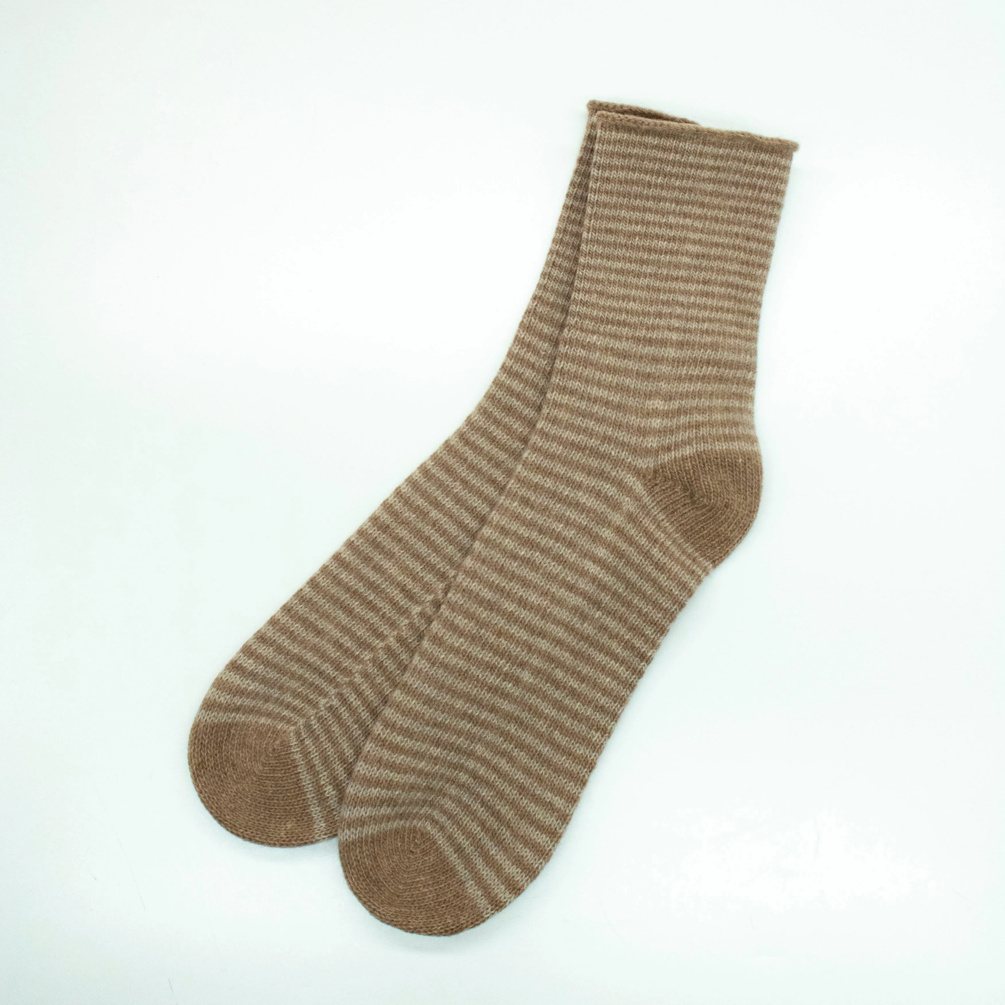 Cashmere striped socks sold by Portolano product image thumbnail 4