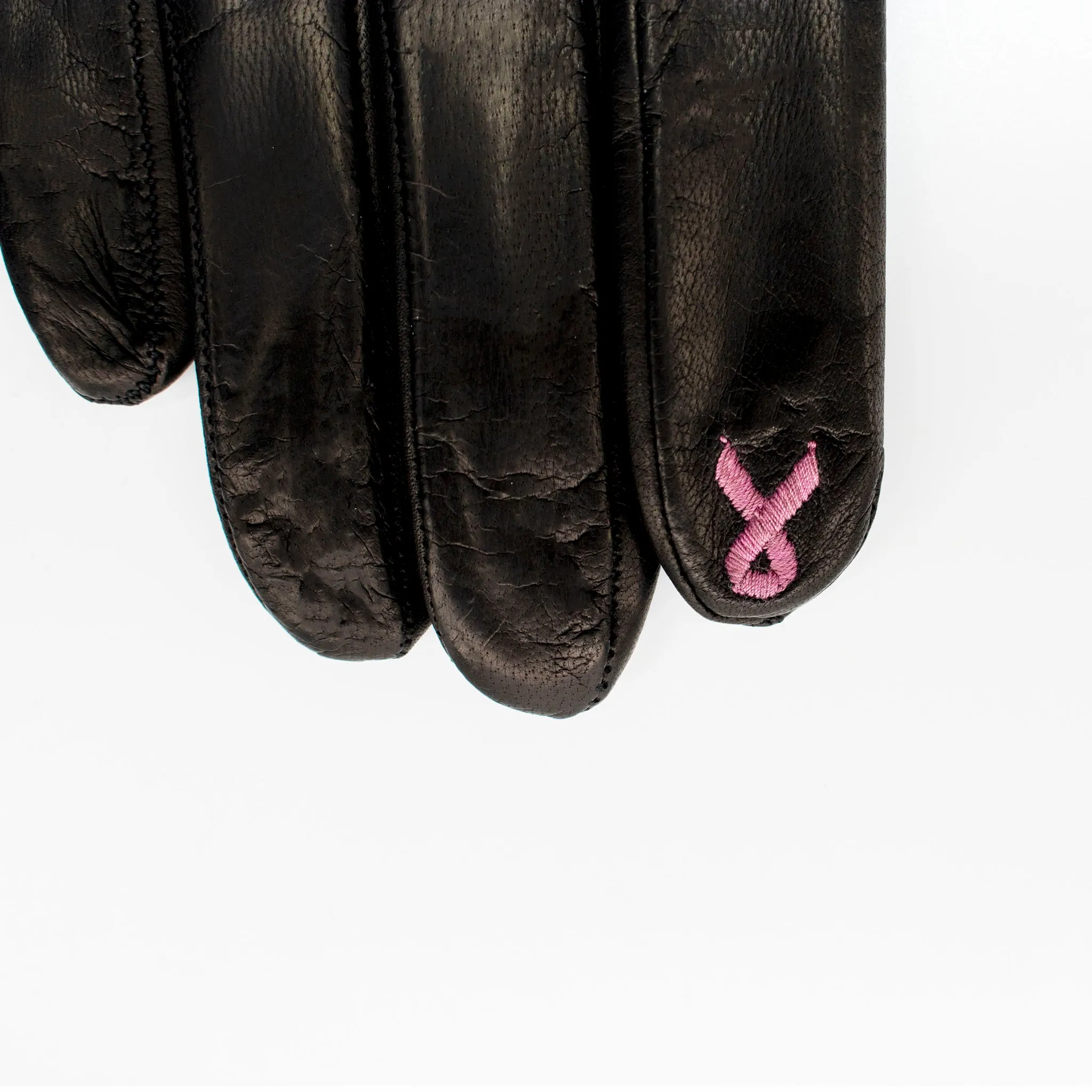 LEATHER TECH GLOVES WITH EMBROIDERY sold by Portolano product image thumbnail 2