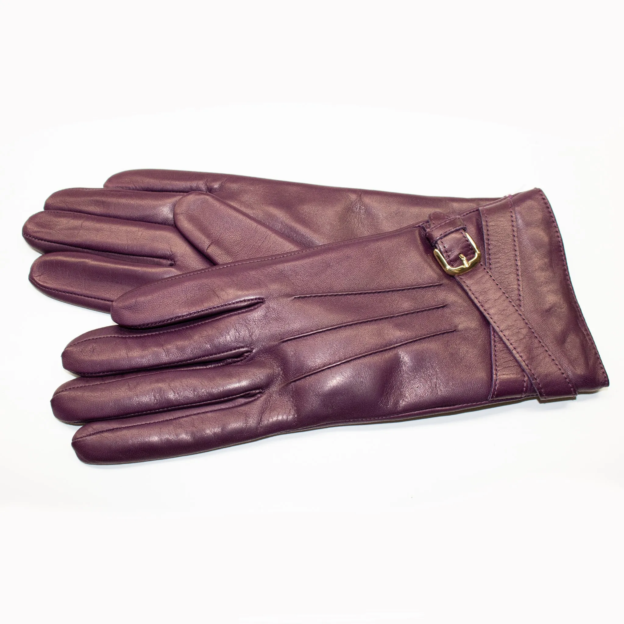LEATHER GLOVES WITH BELT sold by Portolano product image thumbnail 3