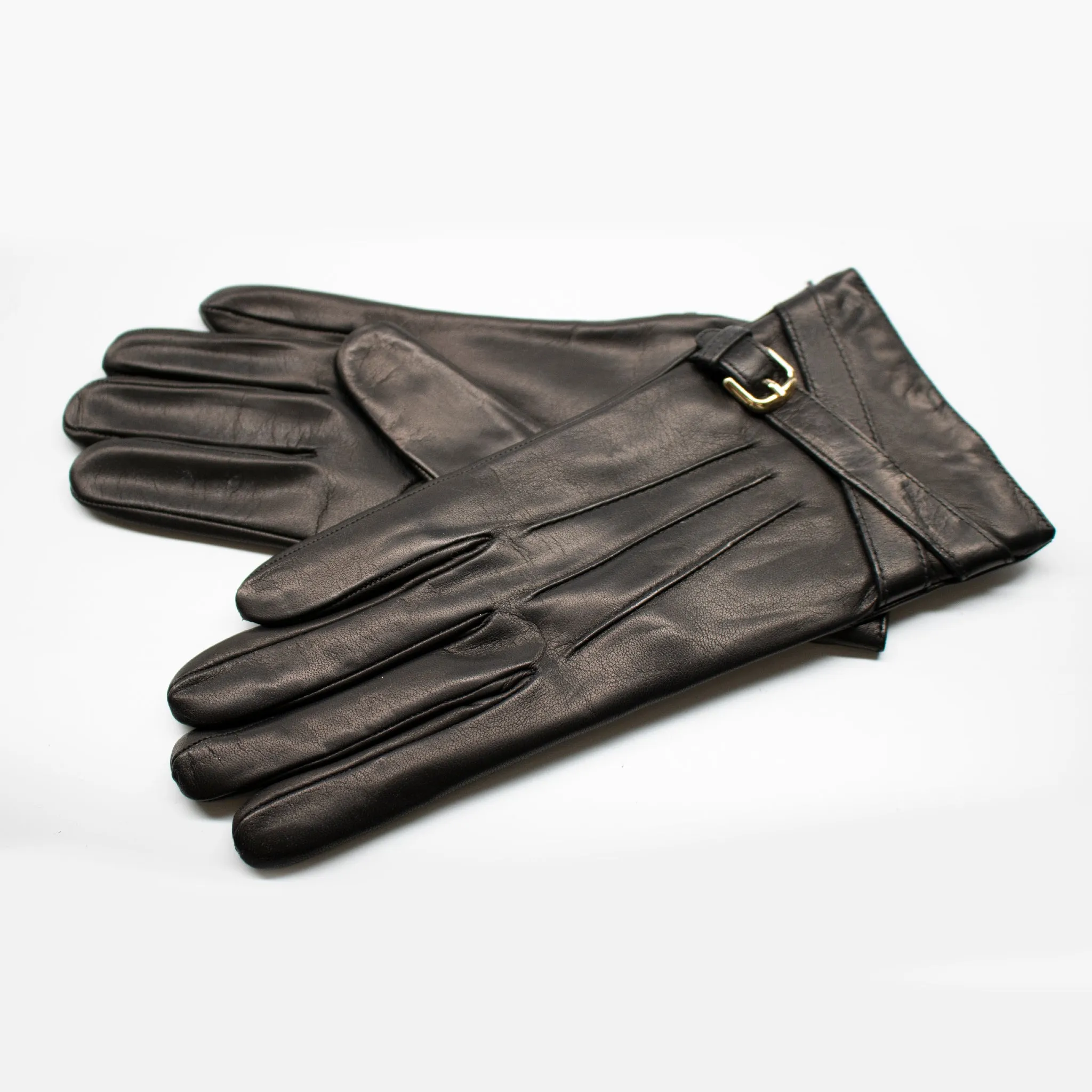 LEATHER GLOVES WITH BELT sold by Portolano product image thumbnail 5