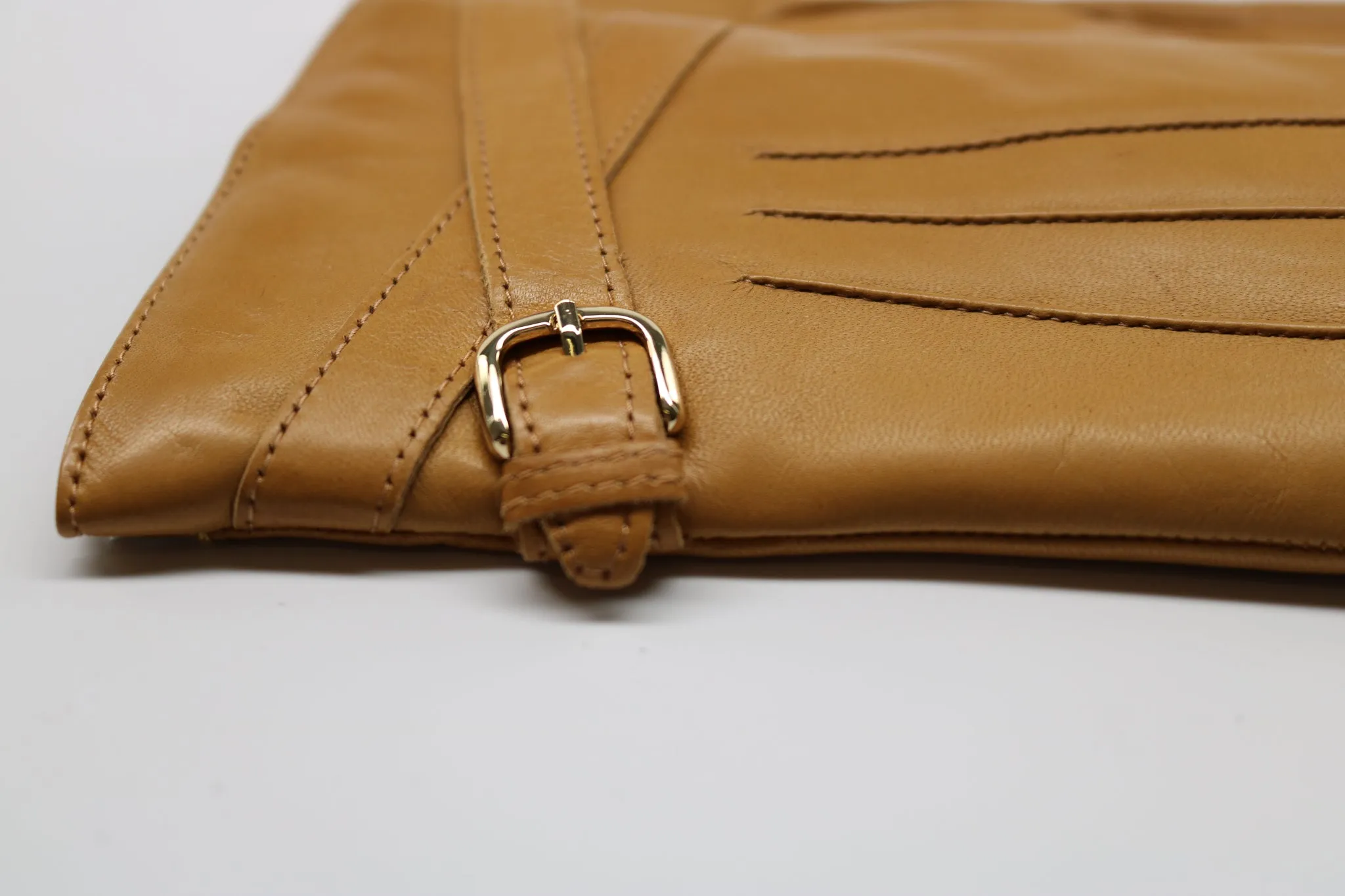 LEATHER GLOVES WITH BELT sold by Portolano product image thumbnail 2