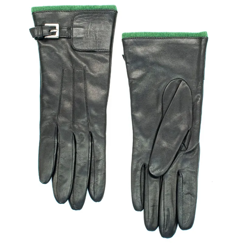 BELTED GLOVE WITH CONTRAST CUFF sold by Portolano