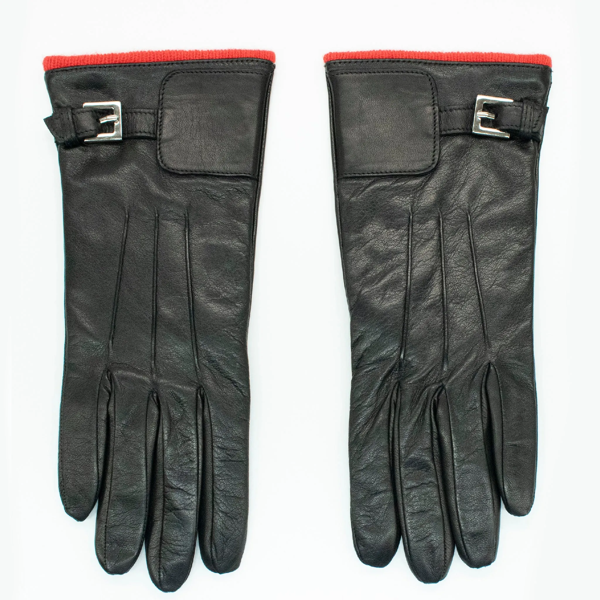 BELTED GLOVE WITH CONTRAST CUFF sold by Portolano product image thumbnail 2
