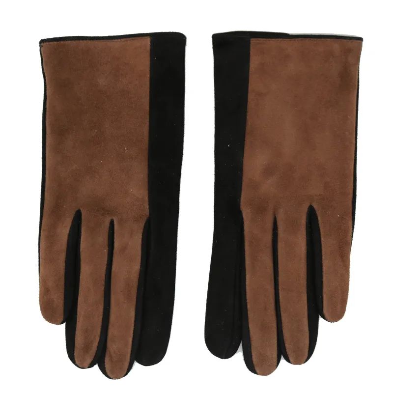 TWO TONE SUEDE GLOVE sold by Portolano