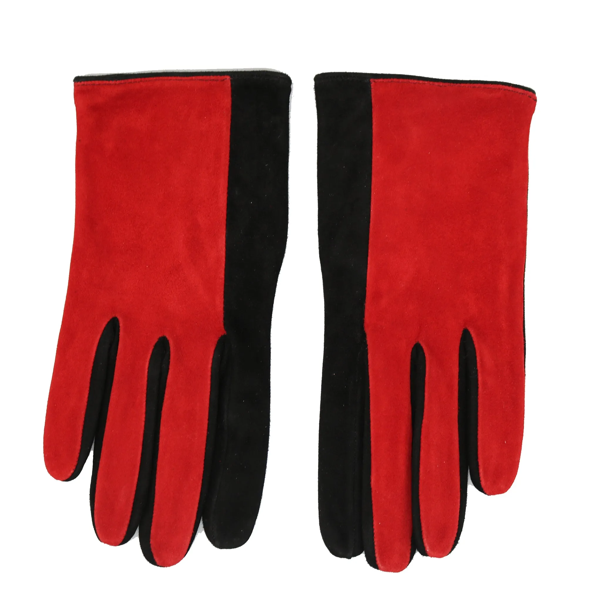 TWO TONE SUEDE GLOVE sold by Portolano product image thumbnail 3