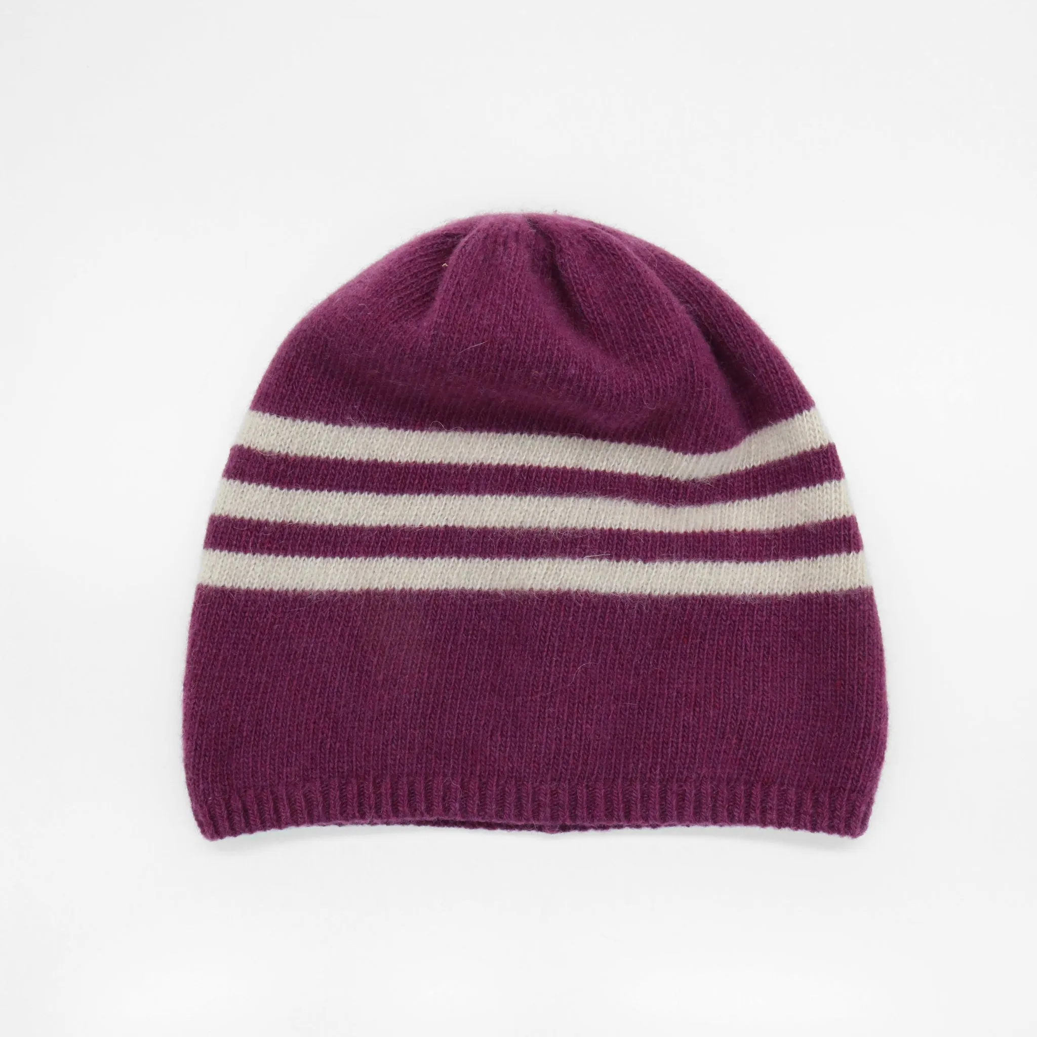 CASHMERE STRIPED BEANIE sold by Portolano product image thumbnail 3