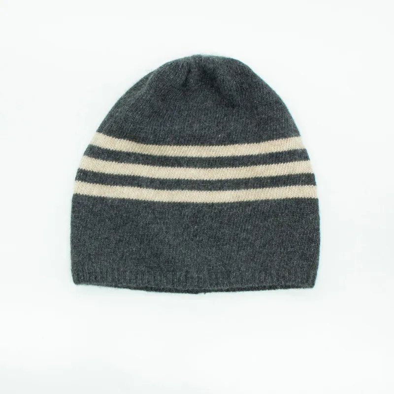 CASHMERE  STRIPED BEANIE sold by Portolano