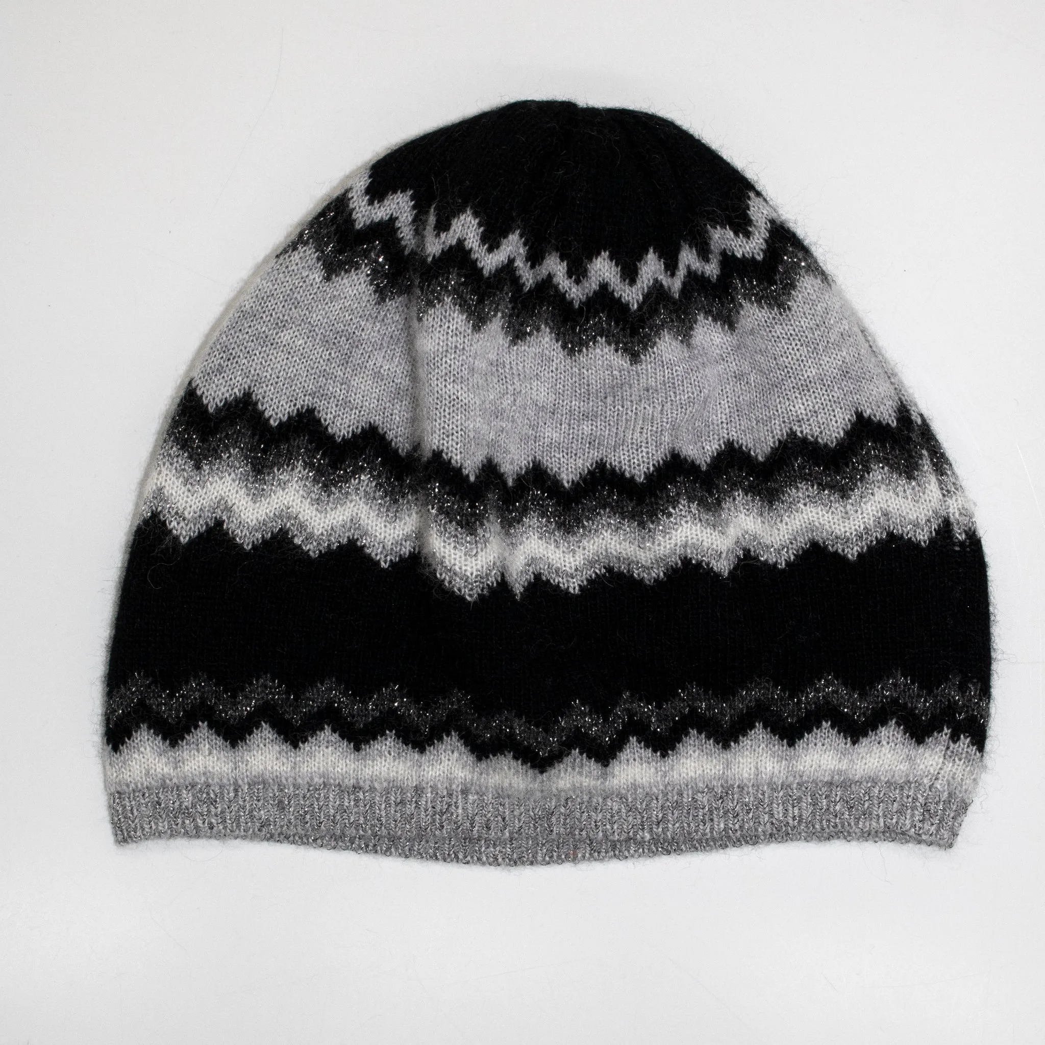 ZIG ZAG HAT WITH LUREX sold by Portolano product image thumbnail 2
