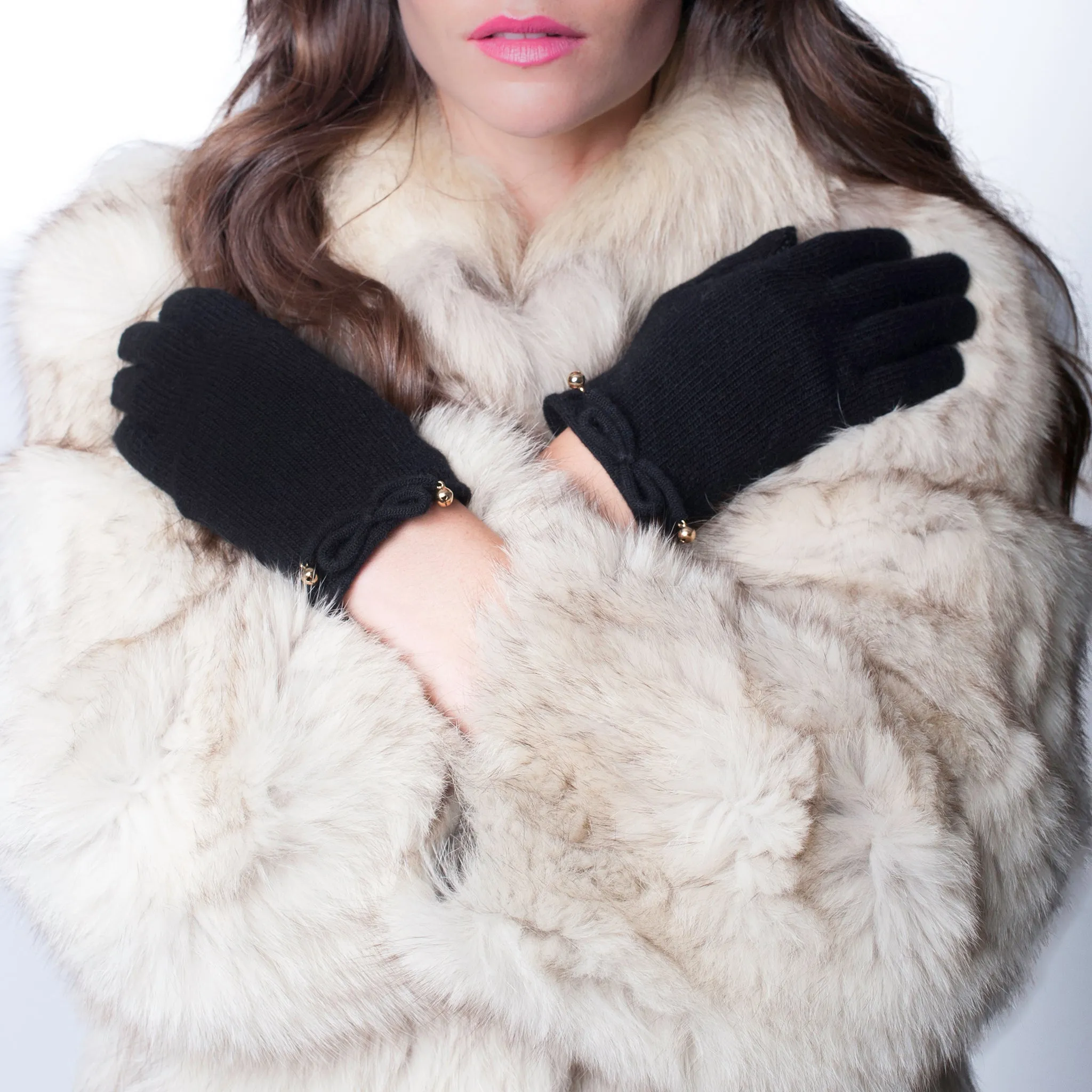 TECH GLOVES WITH BOW sold by Portolano product image thumbnail 3