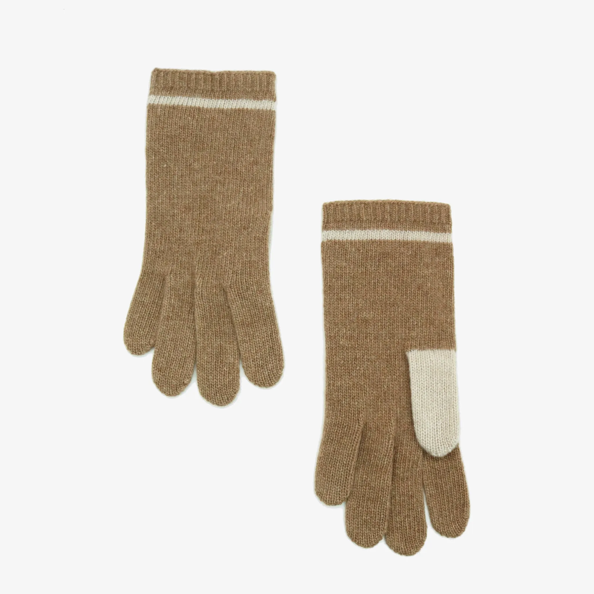 CASHMERE COLOR BLOCK GLOVES sold by Portolano product image thumbnail 2
