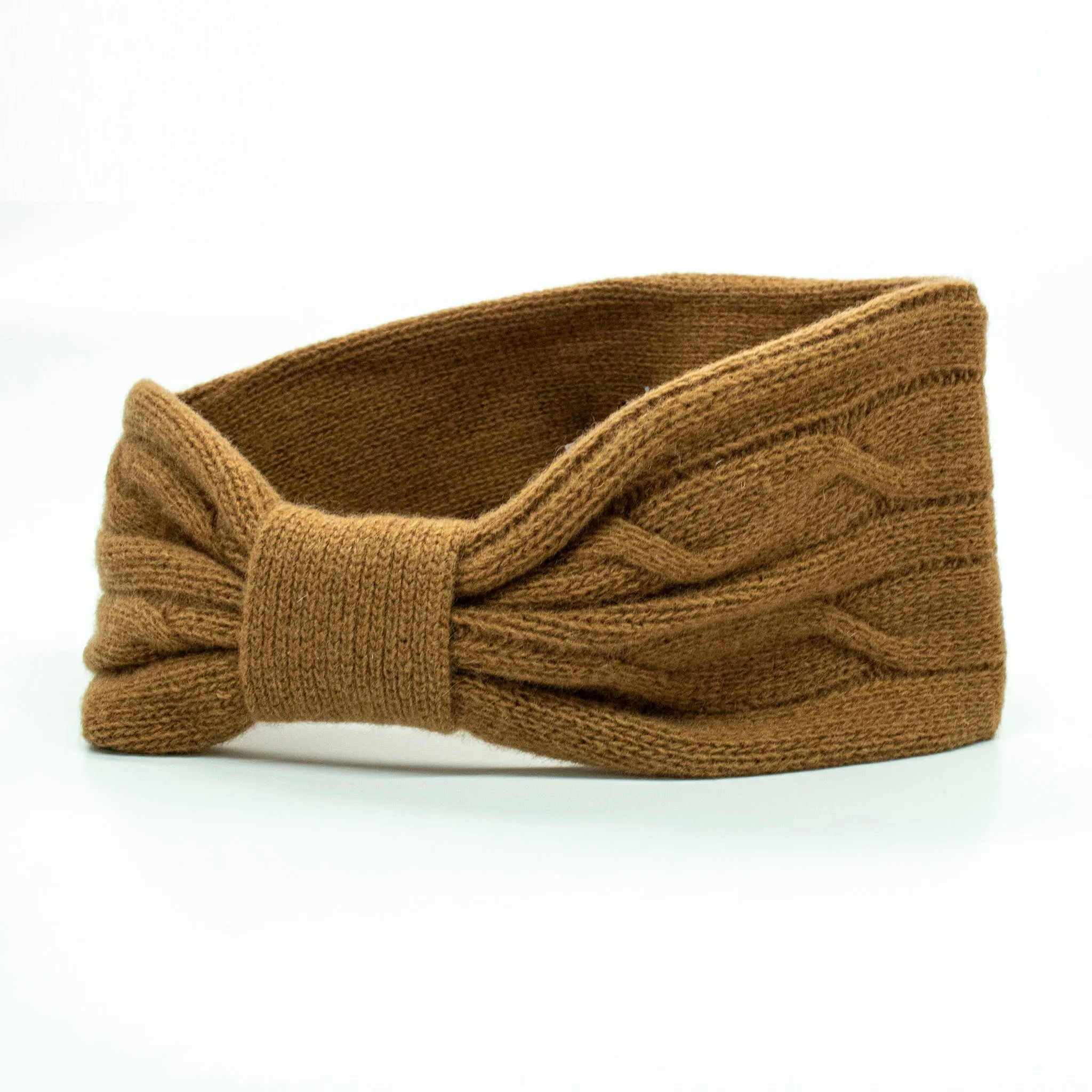 CASHMERE CABLE HEADBAND sold by Portolano product image thumbnail 5