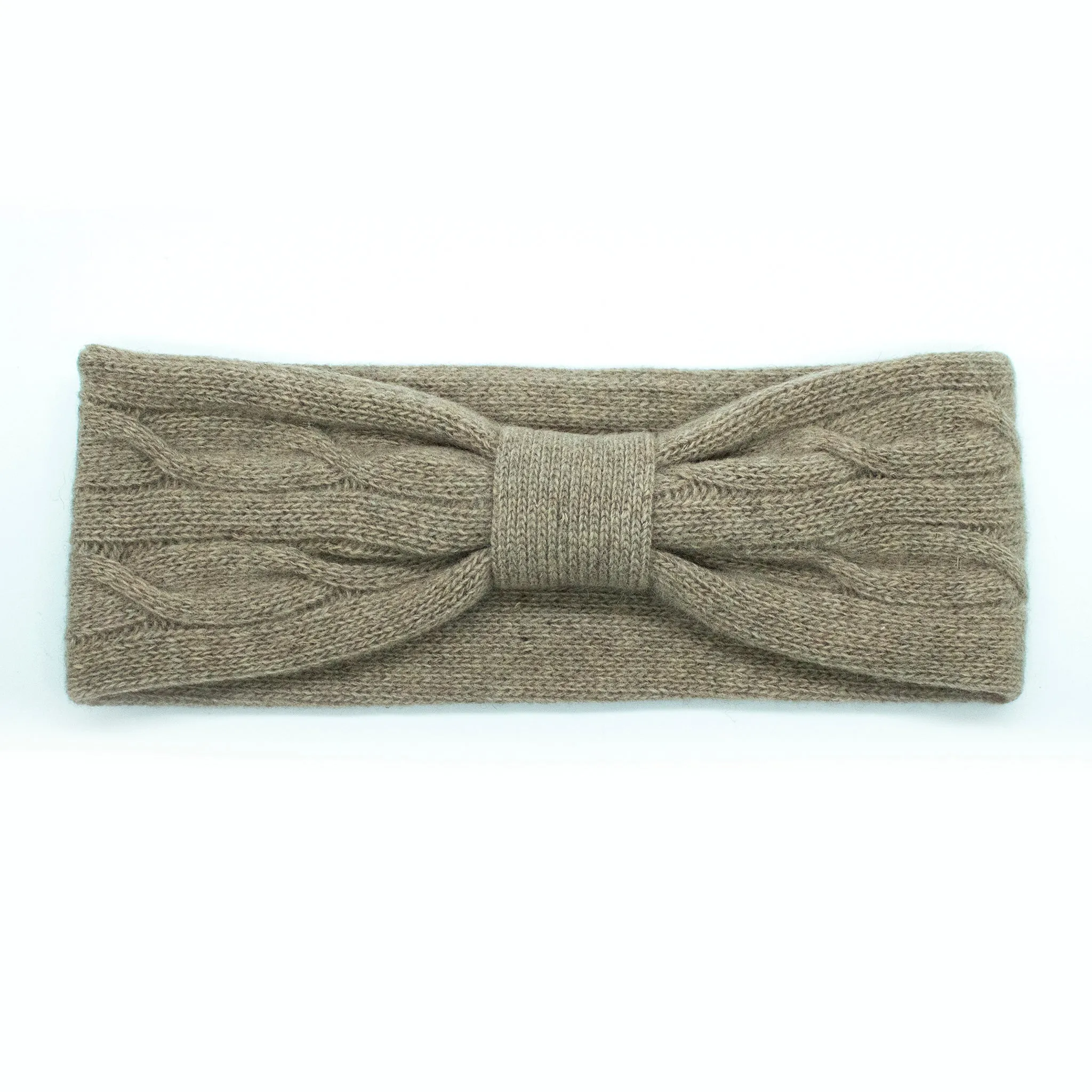 CASHMERE CABLE HEADBAND sold by Portolano product image thumbnail 4