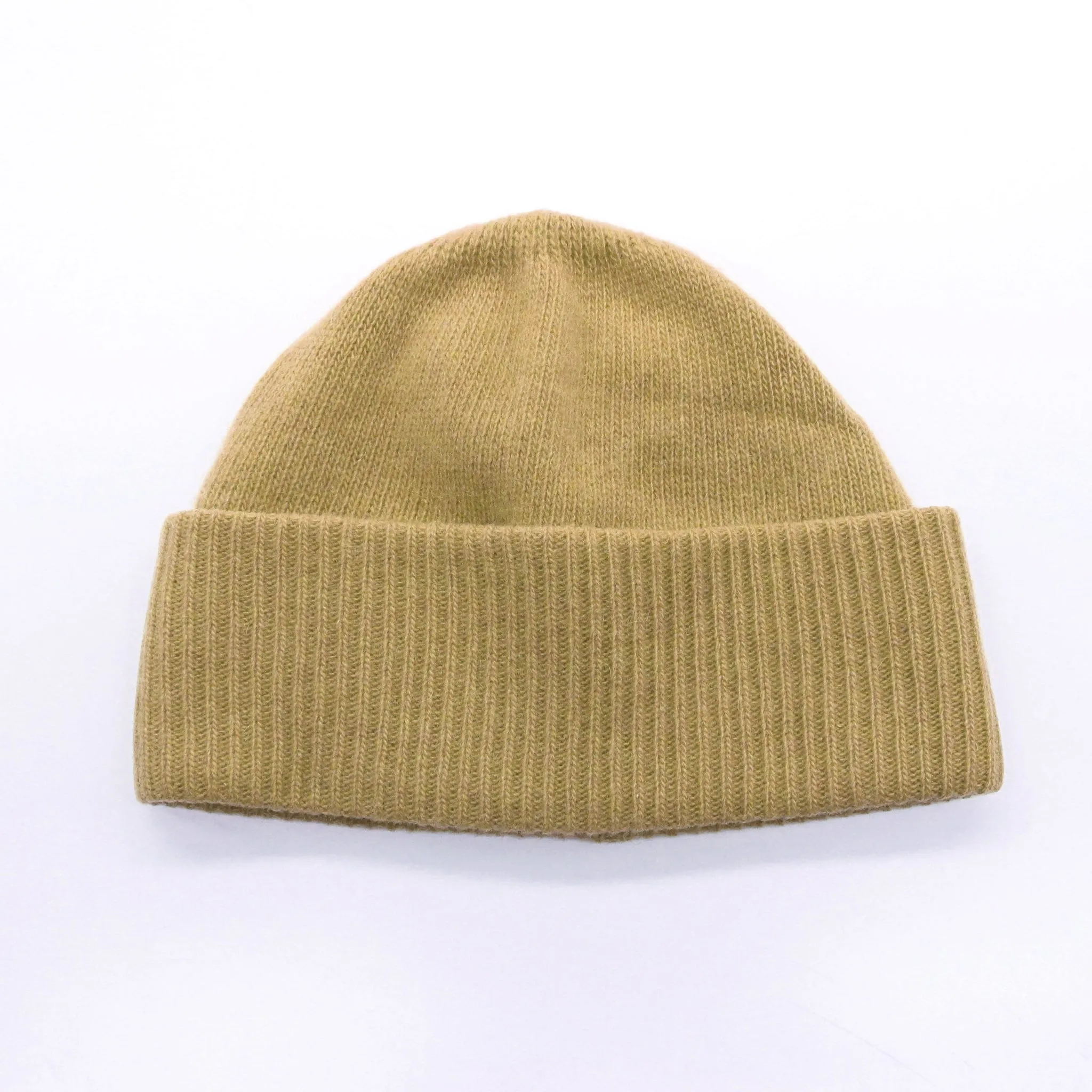 CASHMERE BEANIE HAT WITH RIBBED CUFF sold by Portolano product image thumbnail 4