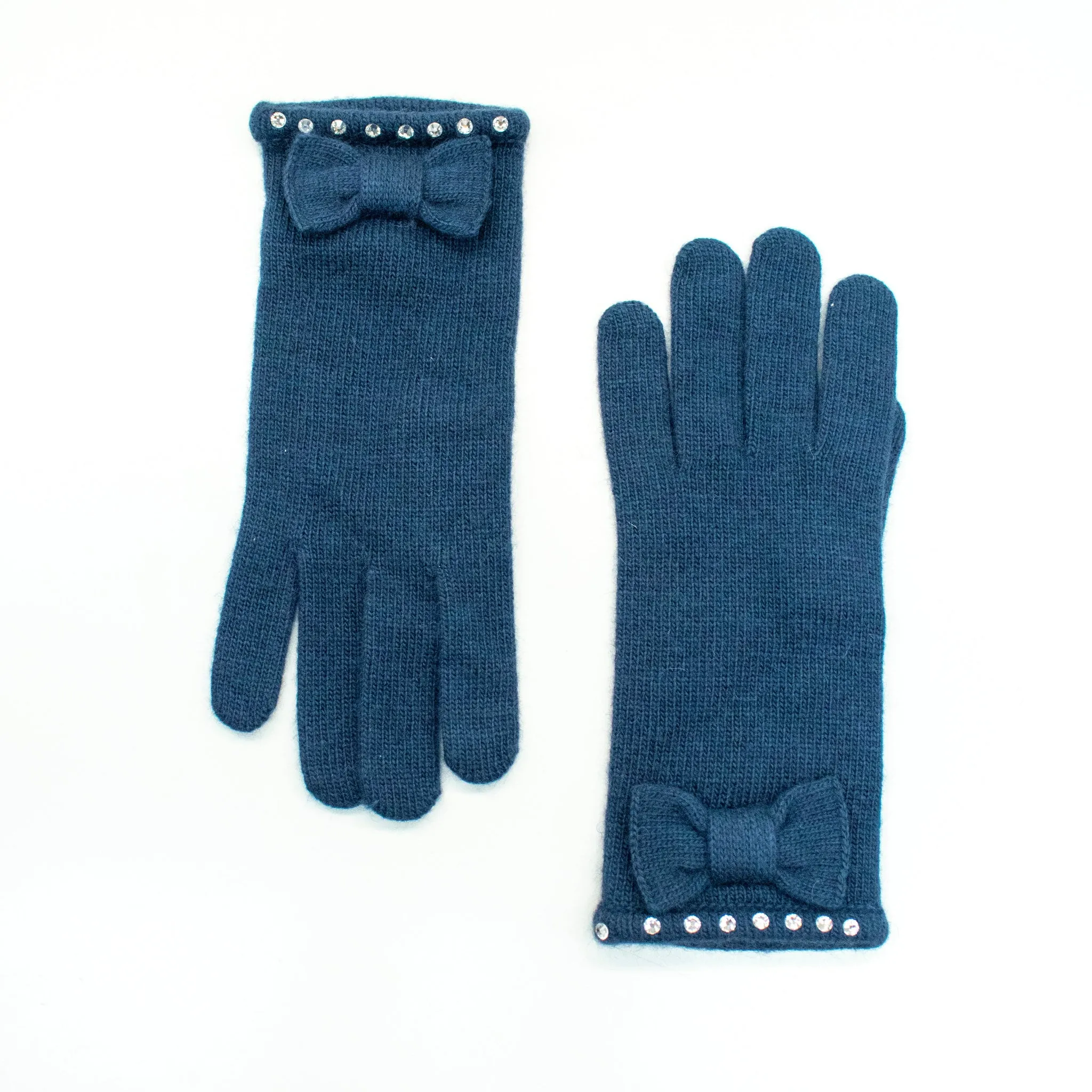 GLOVES WITH BOWS & STONES sold by Portolano product image thumbnail 3