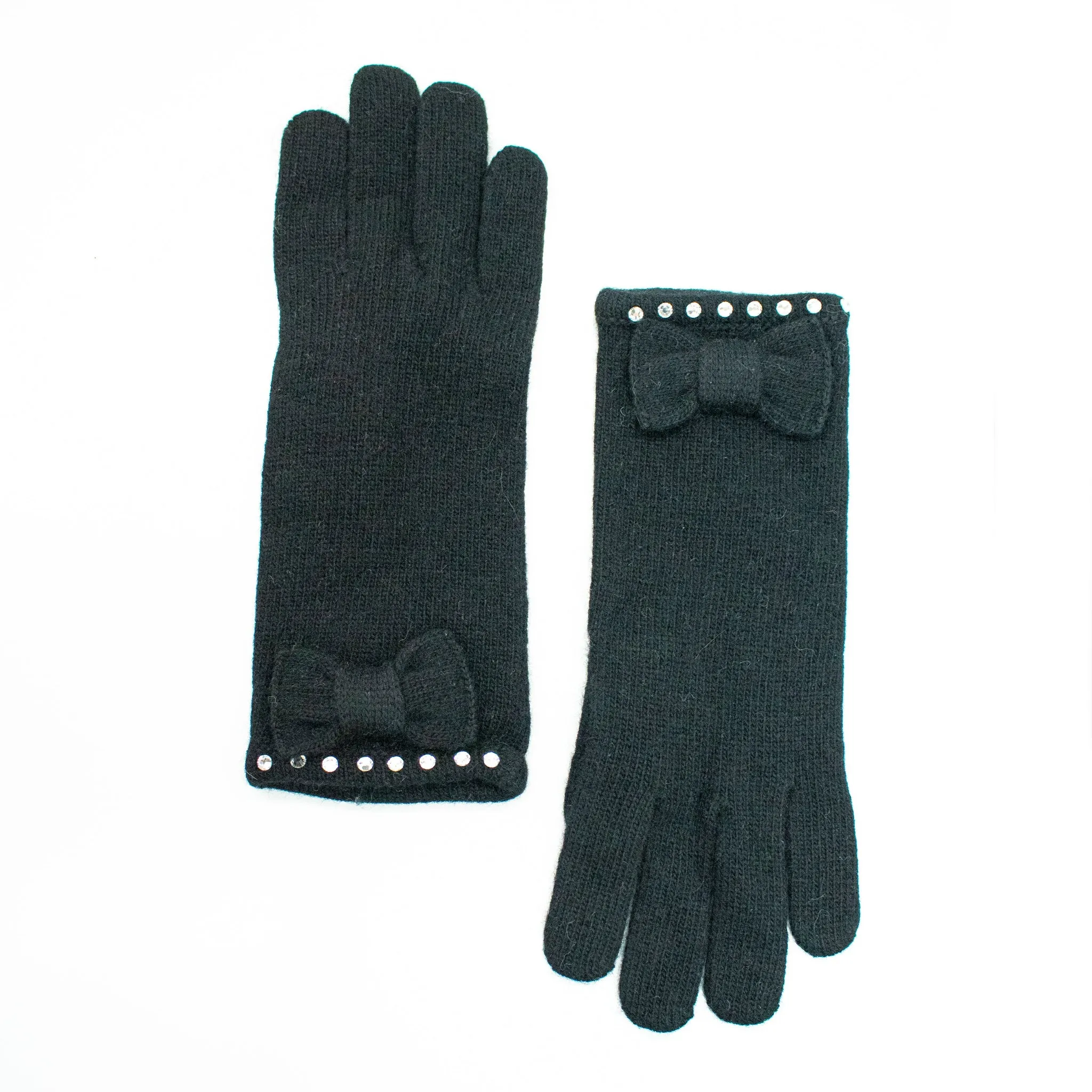 GLOVES WITH BOWS & STONES sold by Portolano product image thumbnail 2