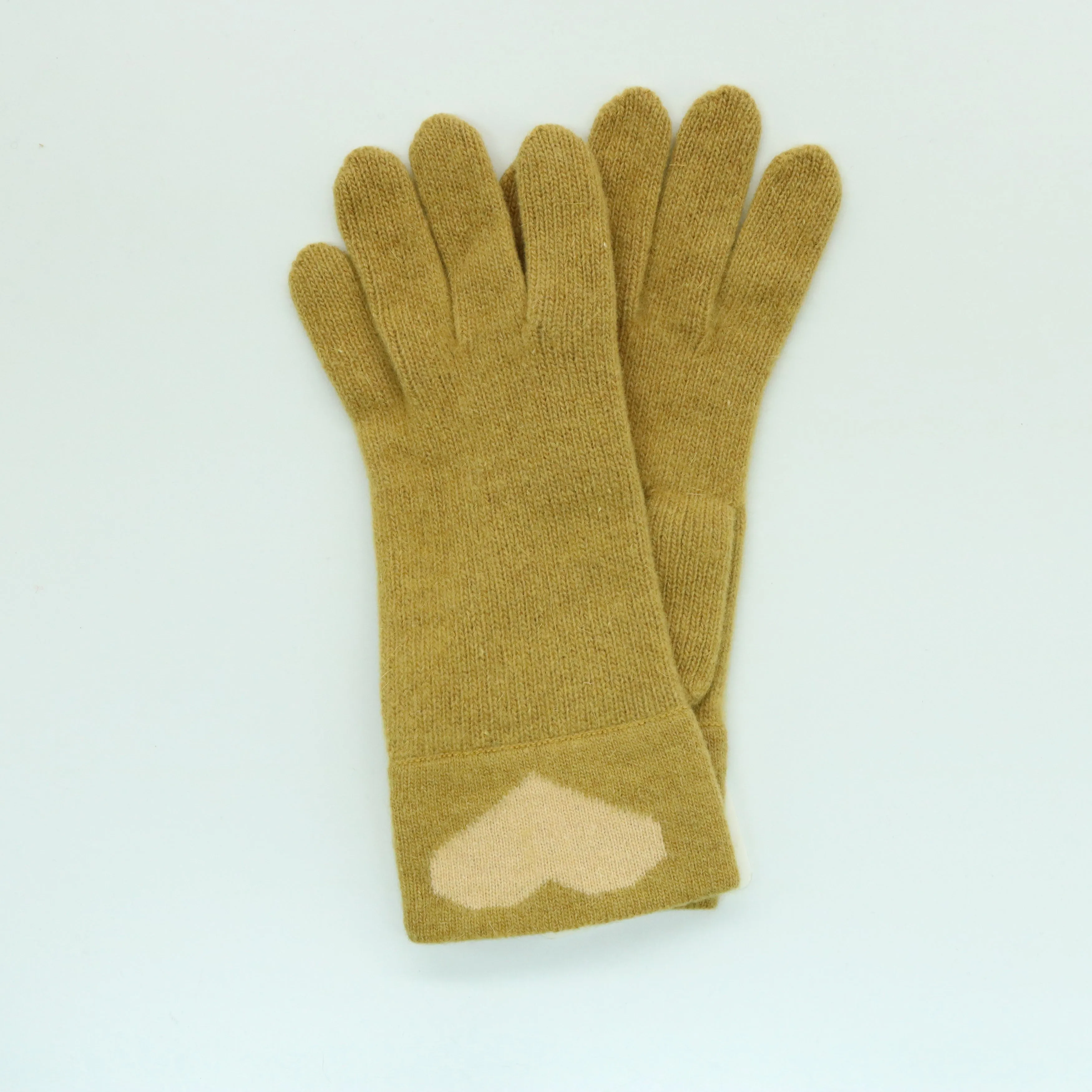 COLOR BLOCK GLOVES WITH HEART sold by Portolano product image thumbnail 2