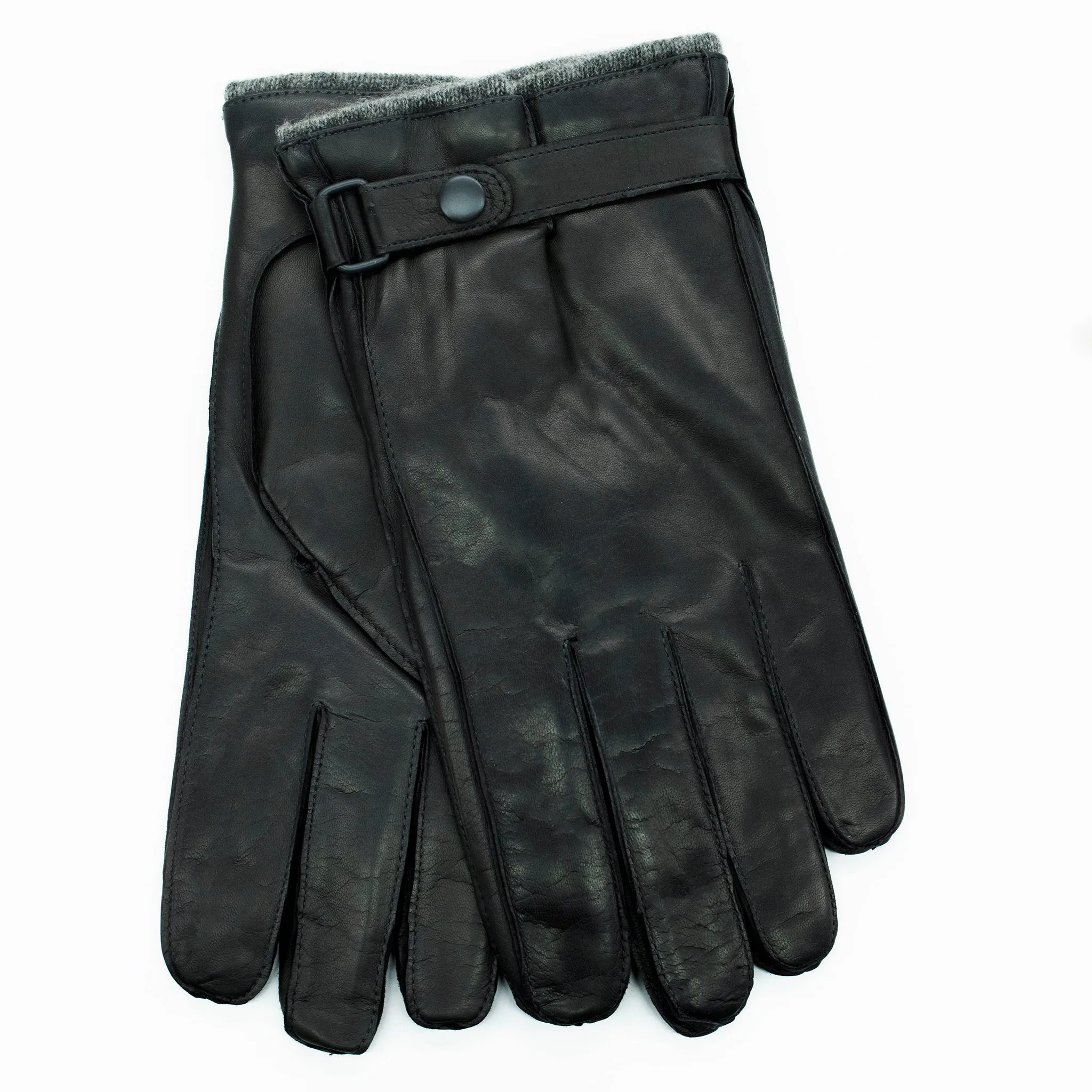 LEATHER GLOVES WITH BELT sold by Portolano product image thumbnail 2